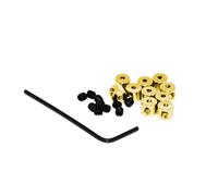 XINGLIDA Lot de 10 fermoirs à goupilles de verrouillage polyvalents pour stylos, broches, stylos sécurisés, verrous, verrous, goupilles de verrouillage