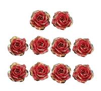 XINGLIDA Lot de 10 pétales de camélia en résine scintillante pour décoration de la maison Camélia fait à la main Fournitures faites à la main, taille unique, comme décrit