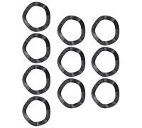 XINGLIDA Lot de 10 rondelles incurvées en acier inoxydable pour pédaliers de VTT, vis de plateau, entretoises, joints de pédalier de vélo