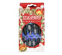 XINGLIDA Lot de 24 faux ongles de Noël à presser - Couverture complète (F#)