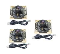 XINGLIDA Lot de 3 modules de caméra Ov9732 1 MP Affichage à 100 degrés Adaptateur USB Compatible avec la cible de fléchettes automatique Évaluation de la caméra d'affichage robotique