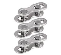 XINGLIDA Lot de 3 paires de maillons manquants pour chaîne de vélo de route, réutilisables, maillons de chaîne de vélo, réparation rapide, connecteurs manquants, faciles à assembler