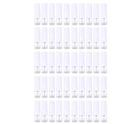XINGLIDA Lot de 50 flacons pulvérisateurs de 1 ml pour bâtiments en verre avec fuite, flacons de parfum portables rechargeables pour les amateurs de parfum et les voyages avec un délicieux