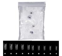 XINGLIDA Lot de 500 faux ongles creux à presser - Système d'extension d'ongles en résine - Manucure pour femmes et filles - Nail Art (G#)
