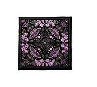 XINGLIDA Nappe de table à motif floral astrologique Tarots Nappe divine Tissu autel Jeu de société Dieu Accessoires Table de cartes Tissu Décoration murale
