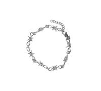 XINGLIDA Nervös Bracelet de manchette unisexe réglable en alliage d'argent Bijoux gothiques Parfait pour les festivals de musique Bold Fashion Cadeau Punk Rock Chaîne Bracelet