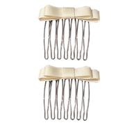 XINGLIDA Peigne à cheveux avec nœud en ruban pour fille - Pince à cheveux pour femme - Frange latérale - Outil de coiffure doux (BG#)