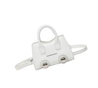 XINGLIDA Petit sac à bandoulière carré élégant printemps 2025 pour femme en cuir PU avec sangle réglable pour se déplacer à bandoulière en PU, Blanc.