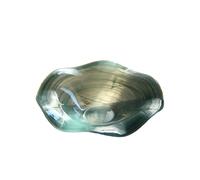 XINGLIDA Plateau de service en verre ailé fait à la main Assiettes à apéritifs contemporaines pour fromage aux fruits Présentoir et maison Amusant Décoratif Bol à fruits en verre ailé