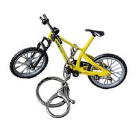 XINGLIDA Porte-clés de vélo à la mode Sangle de téléphone portable pratique Chaîne Bijoux Ornements Décorations Léger Doigt Porte-clés Vélo, jaune, taille unique