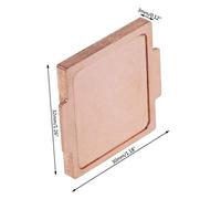 XINGLIDA Pour 6700K 7700K 8700K 115X Interface CPU Couvercle de refroidissement en cuivre pur Overclocking Ailettes de refroidissement Ouvre-rayonnement thermique