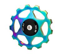 XINGLIDA Roue de guidage en alliage d'aluminium - Poulie arrière - Pièces de rechange - Roulement en métal 13T - Roue arrière - Poulie de vélo