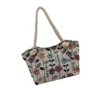 XINGLIDA Sac à bandoulière élégant pour femmes Sac à main spacieux Fleurs Pochette sous les bras Le confort et les styles d'utilisation quotidienne Sac à bandoulière artistique Recherche, b