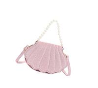 XINGLIDA Sac à bandoulière tendance en forme de coque pour femme en cuir synthétique avec grand espace de rangement, Rose, Sehen Sie sich dieses Video Jahr