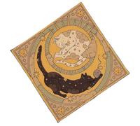 XINGLIDA Tarots Nappe Chat de Lune Motif Astrologie Autel Table de Carte Divine Tissu Tapisserie Sorcellerie Livraison Divine Table à Cartes Mur Décors