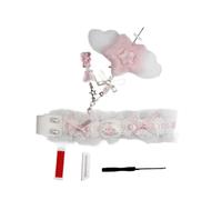 XINGLIDA Touche en tissu de dentelle polyvalente Ruban adhésif pour clavier Bandes de clavier avec un design convivial pour tous les scénarios avec claviers noirs et blancs