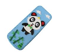 XINGLIDA Trousse à crayons faite à la main Kits de couture Trousse à stylos pour enfants Créez votre boîte Projet d'art éducatif Valise faite à la main Kits de couture, Giant Panda