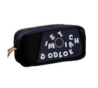 XINGLIDA Trousse à crayons rétro avec grande capacité avec plusieurs compartiments Grande capacité Organiseur pour stylos Sac pour fournitures de bureau scolaire Poignée portable Mallette à crayons