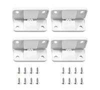 Xinglongs Kit de charnières de rechange pour refroidisseur Coleman, lot de 10 avec vis, ABS blanc
