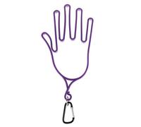 Xinglongs Lot de 10 porte-gants de golf pour gants de golf avec boucle à clé, support de séchage avec support pour rangement et séchage à l'air libre