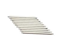 Xinglongs Lot de 100 barrettes à ressort de rechange pour bracelet de montre de 1,5/1,8 mm de diamètre pour bracelet de 12 à 26 mm de largeur sans support, Diamètre : 1,8 mm, 21mm