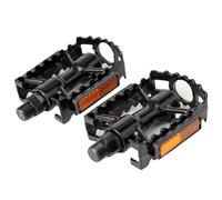 Xinglongs Lot de 2 paires de pédales de vélo universelles en alliage d'aluminium - Plateforme plate pour route/VTT