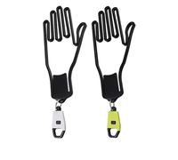 Xinglongs Lot de 4 supports de gants de golf portables pour gants de golf avec porte-clés - Support de séchage en forme de main pour gardien de but