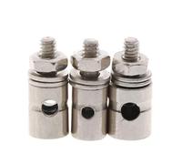 Xinglongs Lot de 50 butées de tige pour levier de servo RC avion bateau Butée de liaison Butée Servo Connecteurs réglables