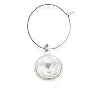 Xinglongs Lot de 60 breloques colorées pour verres à vin avec pierre de naissance avec anneaux de 25 mm, marqueurs de boisson, fournitures de fête, boucles d'oreilles, bijoux pour femme, taille unique