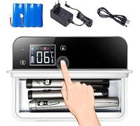 XINGLUOY Boîte de Voyage Refroidisseur d'insuline capacité 185X60X25mm, réfrigérateur Portable for médicaments diabétiques, contrôle précis de la température 0-18 ℃ avec Chargeur de Voiture et USB