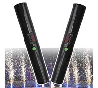 XINGma Système De Tir De Feux d'artifice À Froid Réutilisable 2/4/6/8 Pièces, Machine À Fontaine Portative, Mini Récepteur De Feux d'artifice À Froid, pour Noël, Mariages,2-Pack