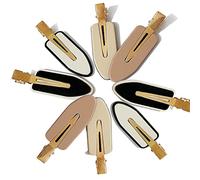 XINGNIAO Grandes pinces à cheveux sans plis, pas de pliage, barrettes à cheveux pour femmes, en résine acrylique, pince plate, frange plate, ondulée, pinces à bec de canard, pas de pinces à cheveux