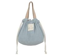 XINGNIAO Sac à déjeuner Bento en velours côtelé avec cordon de serrage - Style japonais