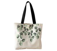 XINGNIAO Sac à provisions en toile pour femmes filles enfants école sac à bandoulière avec fermeture éclair travail plage déjeuner sac de voyage et sac de courses