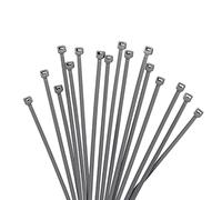 XINGO 1000 pièces Colliers de Serrage professionnelles, Argent-200mm x 2.5mm, Autobloquant, Attache Câble Résistant aux UV, Idéale pour l'intérieur et l'extérieur