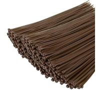 XINGO 1000 pièces Colliers de Serrage professionnelles, Marron-300mm x 4.8mm, Autobloquant, Attache Câble Résistant aux UV, Idéale pour l'intérieur et l'extérieur