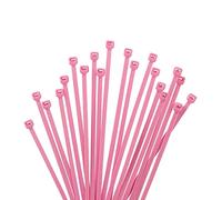 XINGO 1000 pièces Colliers de Serrage professionnelles, Rose-200mm x 2.5mm, Autobloquant, Attache Câble Résistant aux UV, Idéale pour l'intérieur et l'extérieur