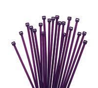 XINGO 1000 pièces Colliers de Serrage professionnelles, Violet-200mm x 2.5mm, Autobloquant, Attache Câble Résistant aux UV, Idéale pour l'intérieur et l'extérieur