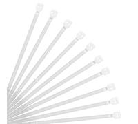 XINGO 500 pièces Colliers de Serrage professionnelles, Blanc-300mm x 3.6mm, Autobloquant, Attache Câble Résistant aux UV, Idéale pour l'intérieur et l'extérieur