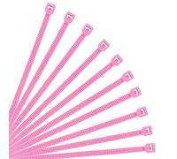 XINGO 500 pièces Colliers de Serrage professionnelles, Rose-300mm x 3.6mm, Autobloquant, Attache Câble Résistant aux UV, Idéale pour l'intérieur et l'extérieur