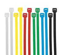 XINGO- Collier de Serrage en Nylon - Attache Câble Petit Format - Serre-Câbles - Lot de 500 Pièces (200mm x 3.6mm, Mixed Colors)