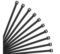 XINGO- Collier de Serrage en Nylon - Attache Câble Petit Format - Serre-Câbles - Lot de 500 Pièces (200mm x 3.6mm, Noir)