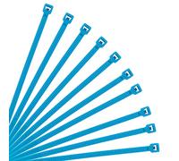 XINGO- Collier de Serrage en Nylon - Attache Câble Petit Format - Serre-Câbles - Lot de 500 Pièces (250mm x 3.6mm, Bleu)