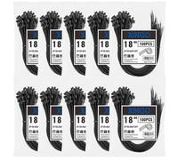 XINGO Lot de 1 000 attaches autobloquantes très résistantes de 45,7 cm, résistance à la traction de 27,2 kg, résistantes aux UV, pour une utilisation en intérieur et en extérieur