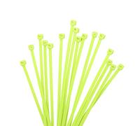 XINGO Lot de 1000 attaches autobloquantes en nylon pour une utilisation en intérieur et en extérieur - 100 mm x 2,5 mm - Vert pomme