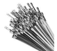 XINGO Lot de 25 serre-câbles métalliques longs de 122 cm à usage intensif, 25 serre-câbles en acier inoxydable 304, résistance à la traction de 185 kg, serre-câbles autobloquants multi-usages pour