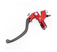 XingPuBhD Moto Leviers Frein d'embrayage Levier d'embrayage De Câble De Ligne De Perche pour Adelin PX7 22mm 7/8 Pouces Universel en Aluminium Forgé Moto De Course De Rue(Red)