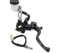 XingPuBhD Moto Leviers Frein d'embrayage pour MT09 07 pour R1 pour R3 pour R6 pour CB650 22mm Universel Moto Installation Radiale Maître-Cylindre De Frein Hydraulique(Black Rihgt)