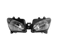 XingPuBhD Phares Avant Assemblage Pour YZF R1 2000 2001 Boîtier De Phare Noir Moto Ensemble Lentilles Transparentes