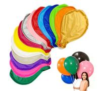 XingRuize 15 Pièces Ballons Géant Gonflable, 36 Pouces Latex Ballon, Grand Ballon Multicolore 90cm, Super Grand Balloon pour Mariage Anniversaire, Baptême, Bébé Douche, Enfants Fête Festival